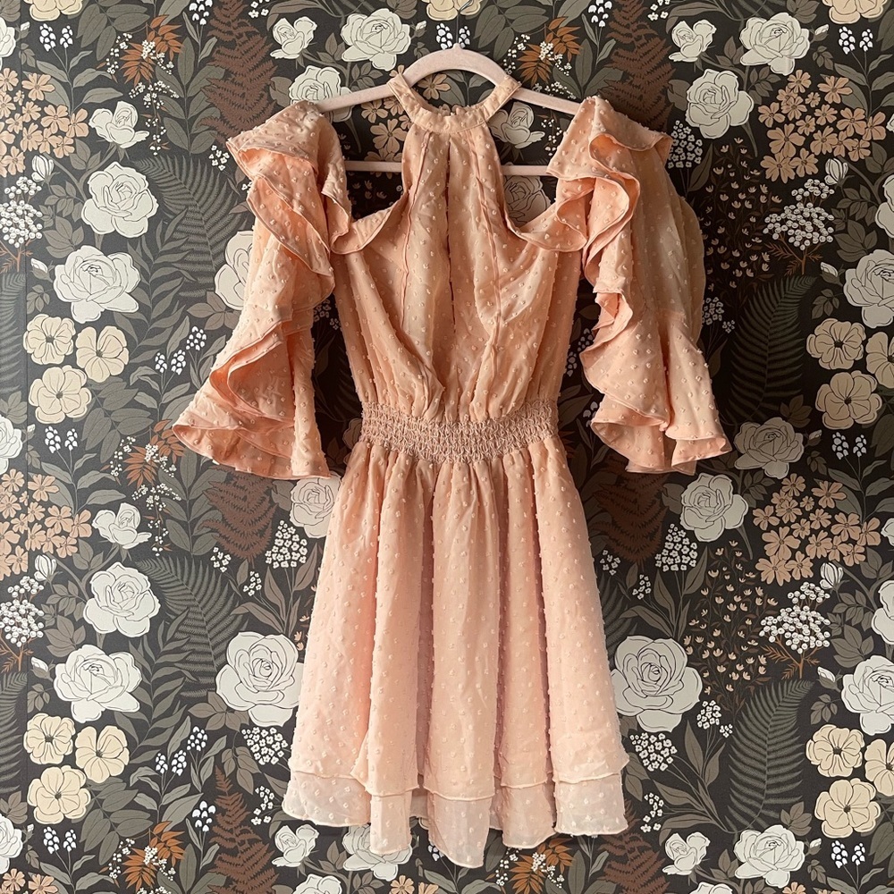 NWOT House of Harlow X REVOLVE Harmony Dress in blush size XXS - Picture 4 of 8